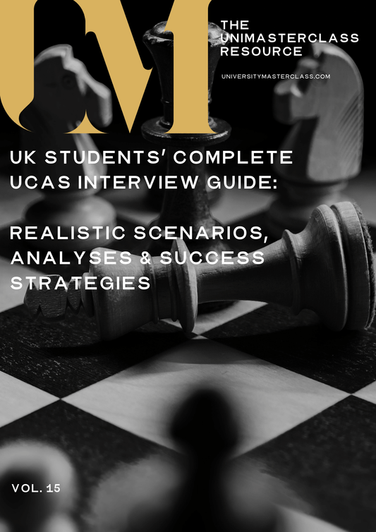 UK Applicants - UK Students’ Complete UCAS Interview Guide - Realistic Scenarios, Analyses & Success Strategies