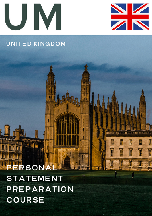United Kingdom (UK) - Personal Statement Preparation Course (One-to-One Coaching)