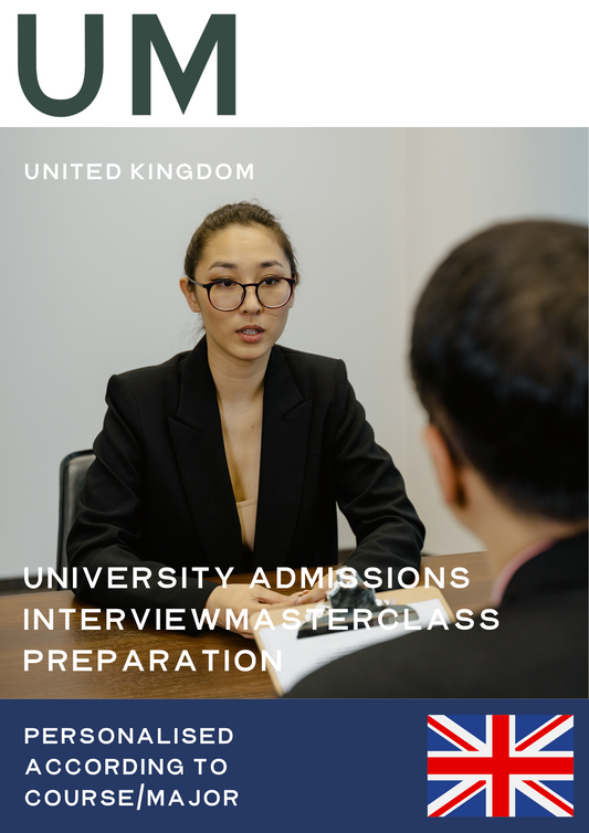 United Kingdom (UK) - University Admission Interview Preparation Course (One-to-One Coaching)