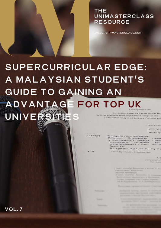 International Applicants - Supercurricular Edge - A Malaysian Student’s Guide to Gaining an Advantage for Top UK Universities