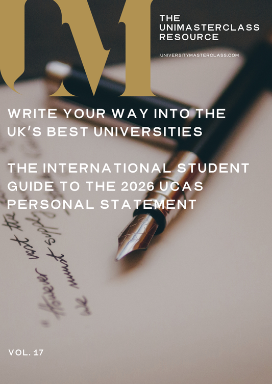 International Applicants - Write Your Way Into the UK’s Best Universities International Student Guide to the 2026 UCAS Personal Statement